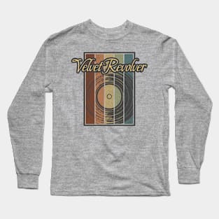 Velvet Revolver Vynil Silhouette Long Sleeve T-Shirt